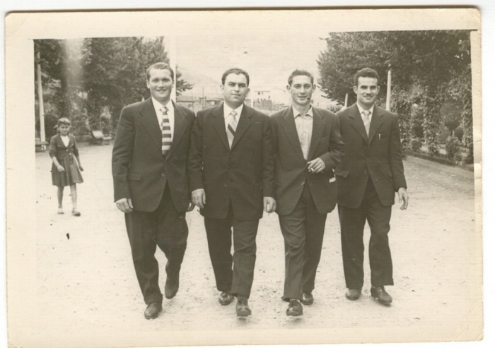 Faustino,Esteban y Marcelo en el parque La Laguna